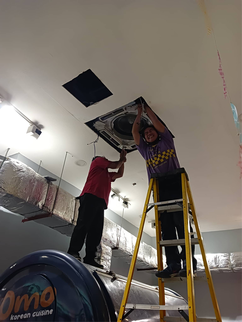 Ceiling Cassette AC Maintenance